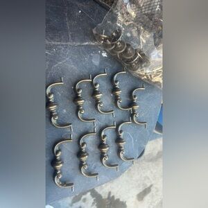 Set of Vintage Brass Drawer Pulls